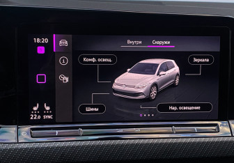 Подержанный автомобиль Volkswagen Golf R Hatchback 2021 года (22 фото)
